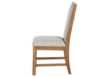 109102 Bruner Upholstered Side Chair Natural Brown (Set of 2)