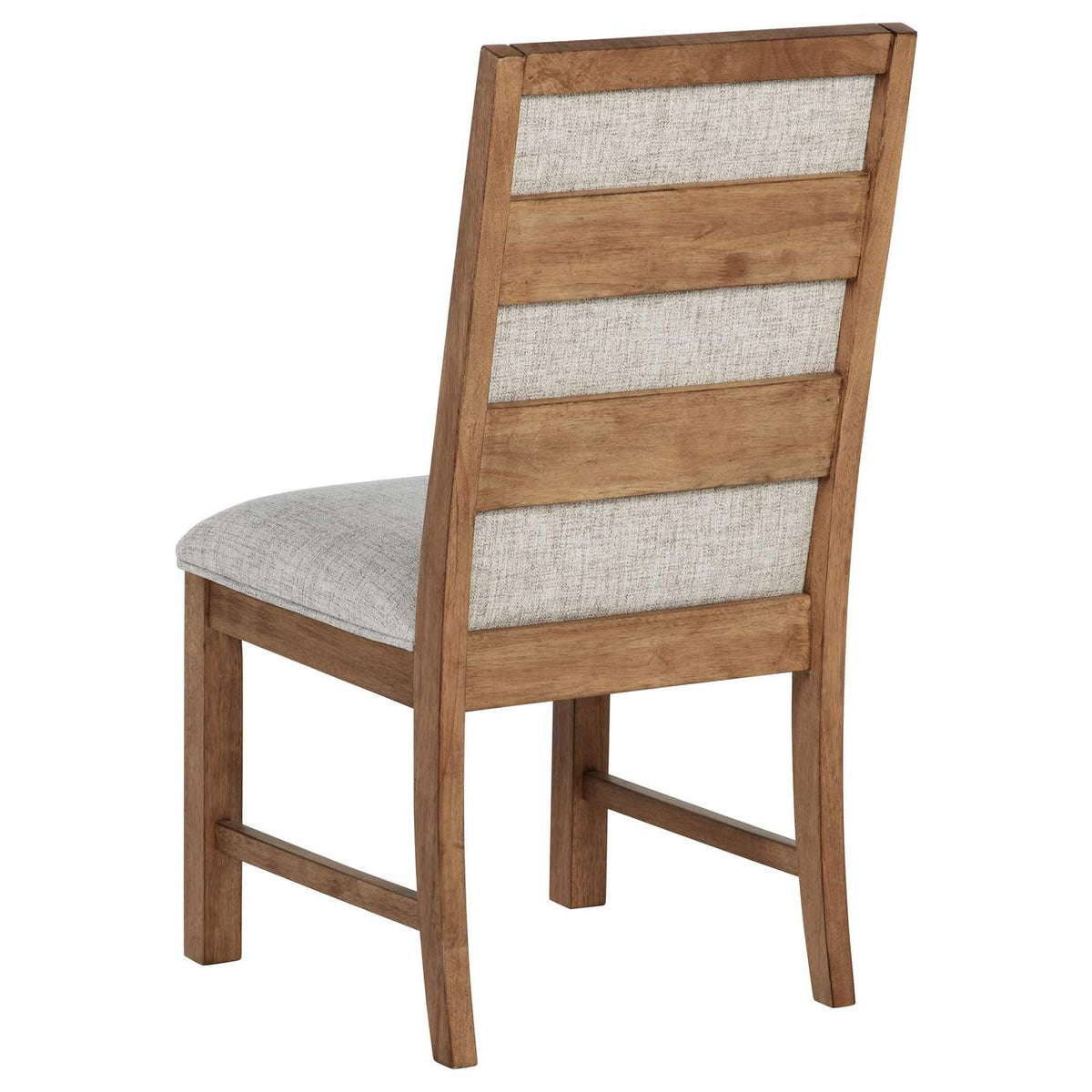 109102 Bruner Upholstered Side Chair Natural Brown (Set of 2)