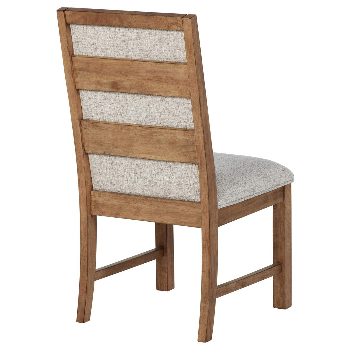109102 Bruner Upholstered Side Chair Natural Brown (Set of 2)