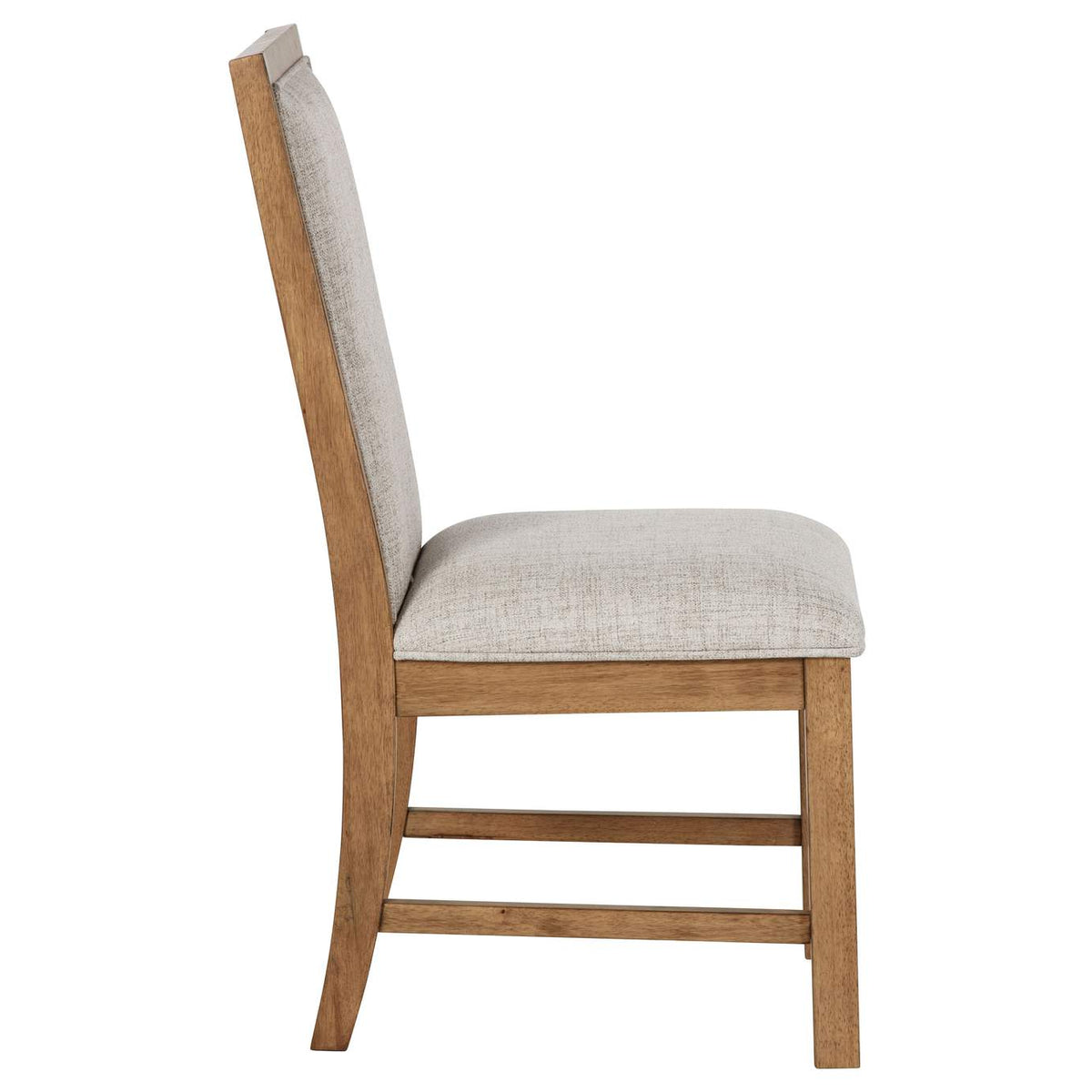 109102 Bruner Upholstered Side Chair Natural Brown (Set of 2)