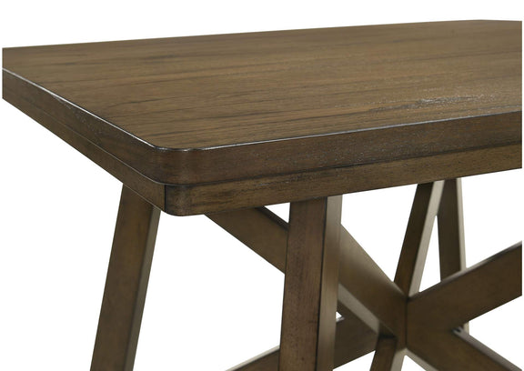 109178-S5 Canfield 5-piece 47-inch Counter Height Dining Set Brown