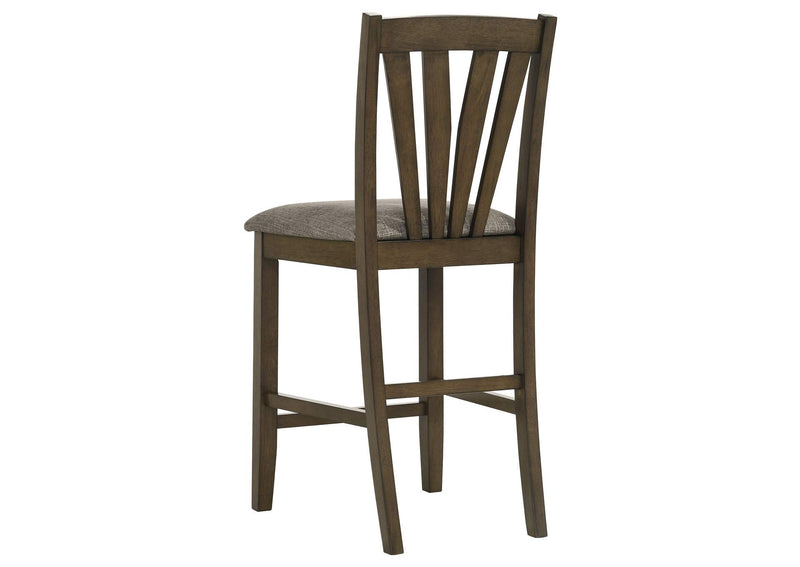 109178-S5 Canfield 5-piece 47-inch Counter Height Dining Set Brown