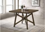 109178 Canfield 47-inch Square Counter Height Dining Table Brown