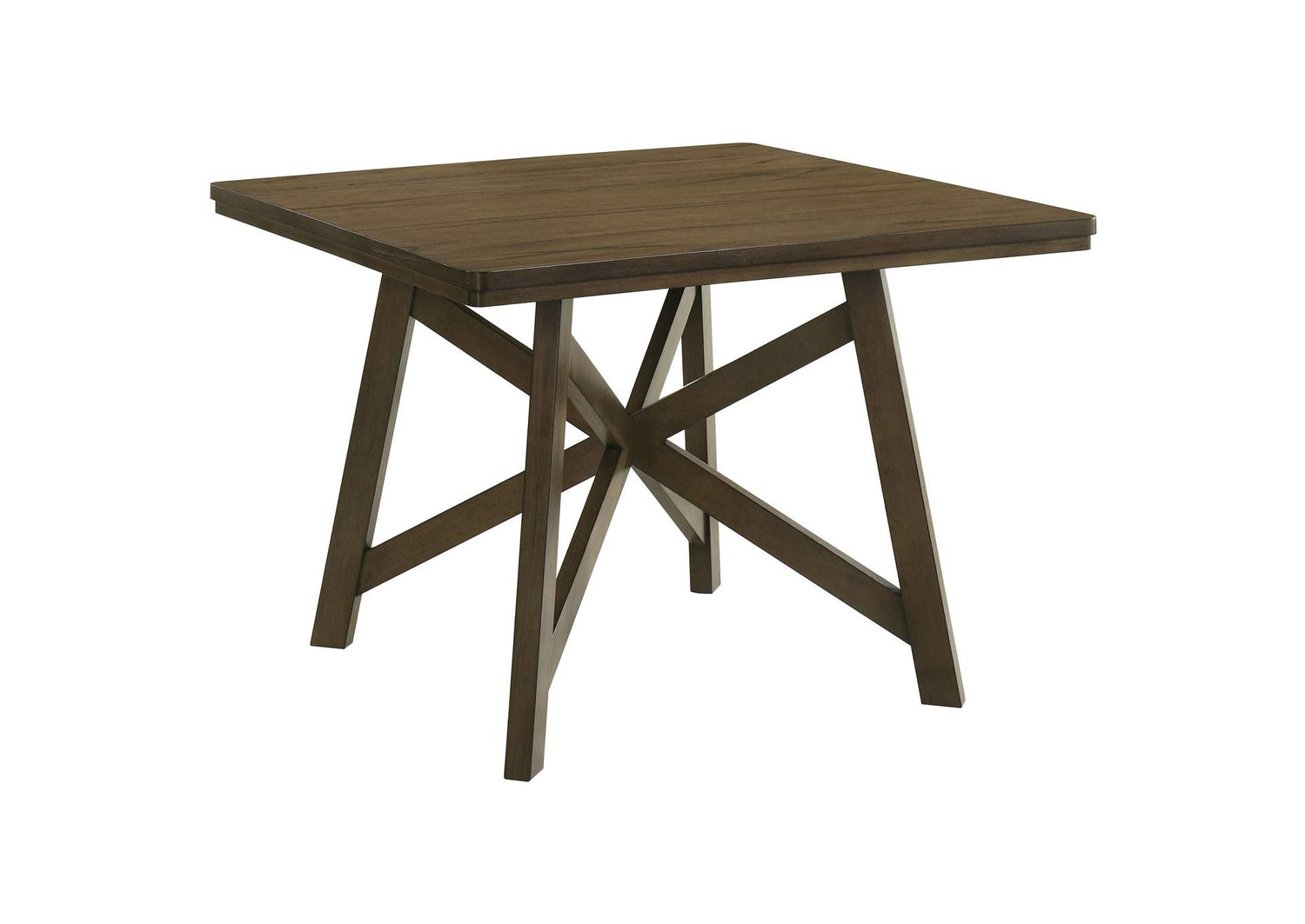 109178 Canfield 47-inch Square Counter Height Dining Table Brown