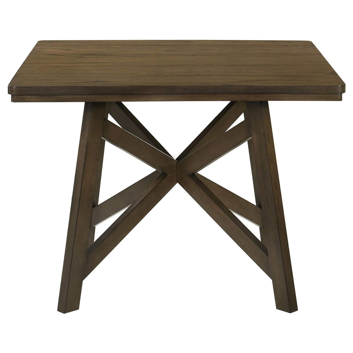 109178 Canfield 47-inch Square Counter Height Dining Table Brown