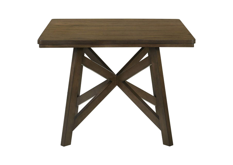 109178 Canfield 47-inch Square Counter Height Dining Table Brown