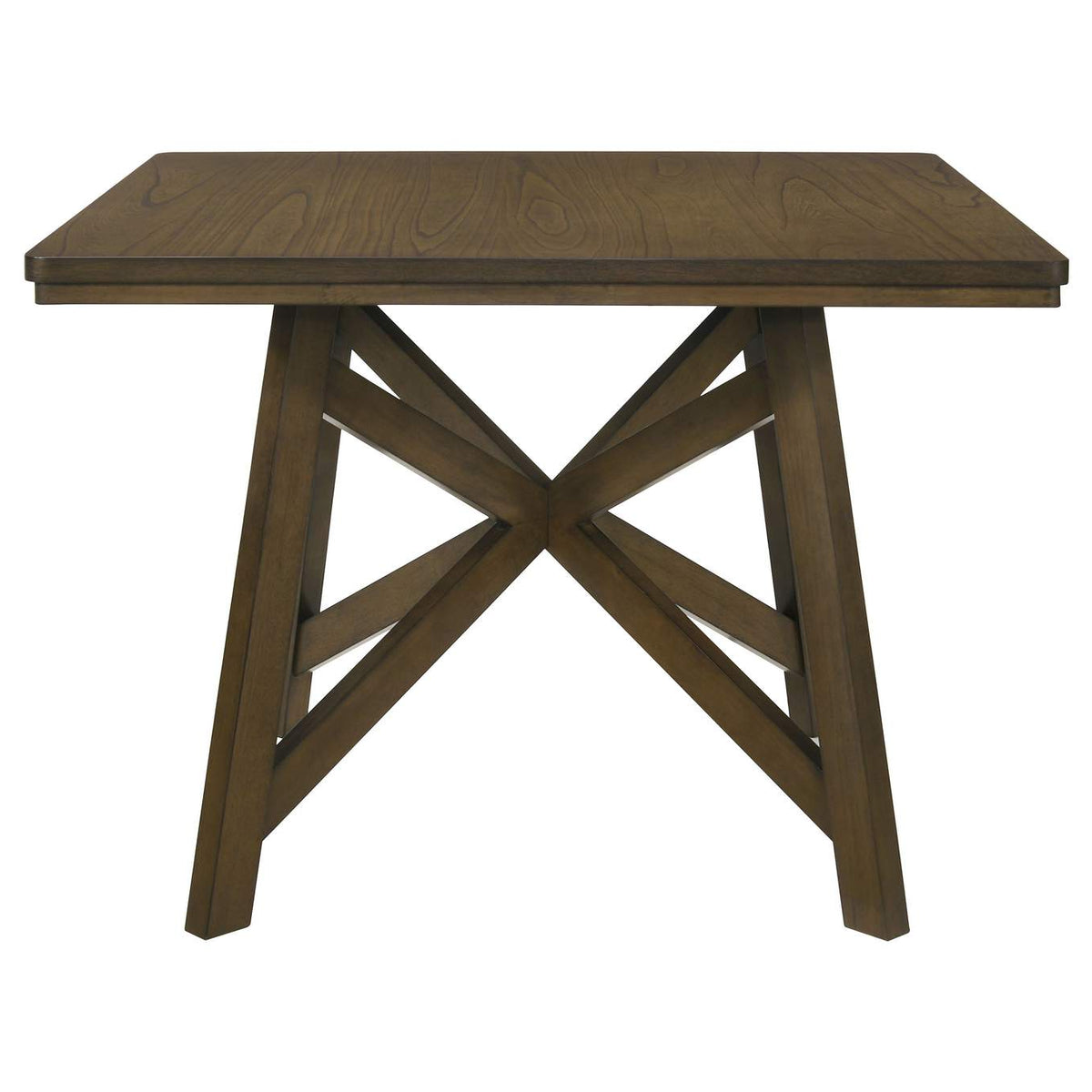 109178 Canfield 47-inch Square Counter Height Dining Table Brown