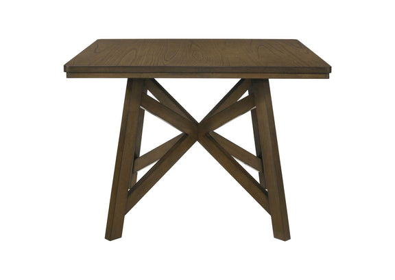 109178 Canfield 47-inch Square Counter Height Dining Table Brown