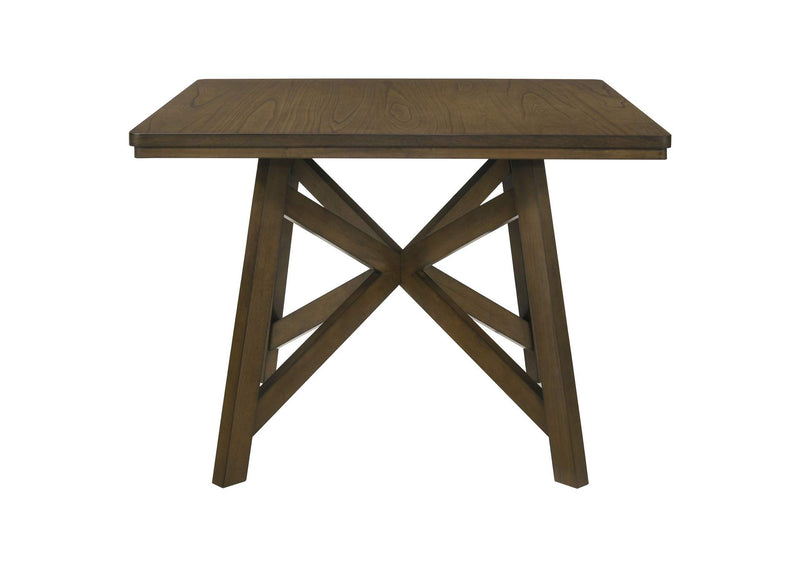109178 Canfield 47-inch Square Counter Height Dining Table Brown