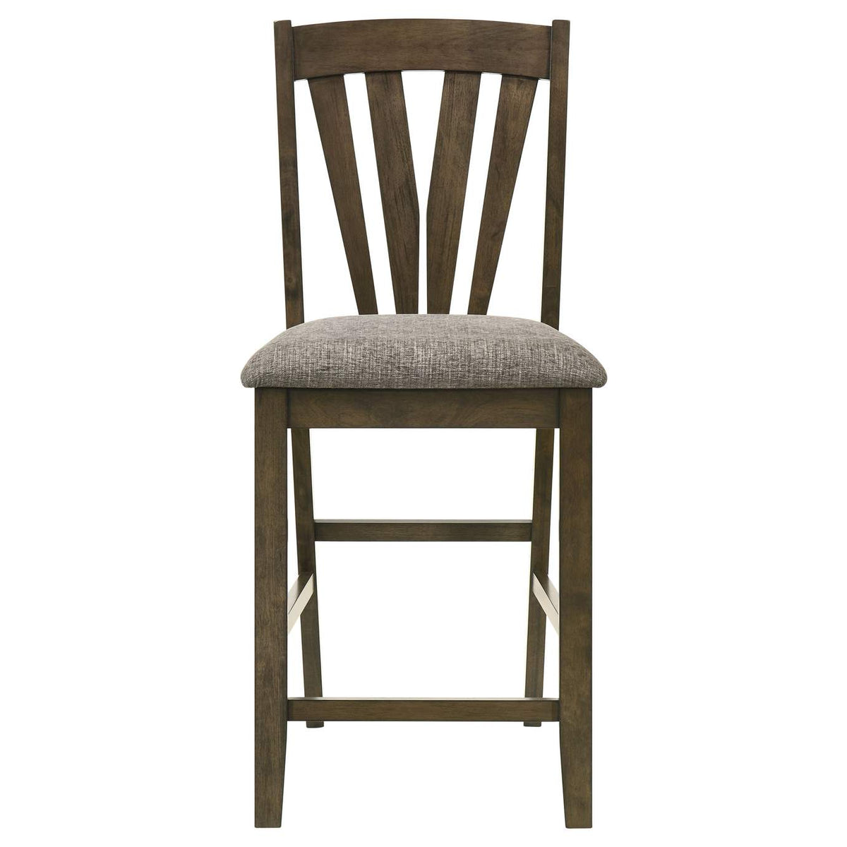 109179 Canfield Counter Height Dining Side Chair Brown (Set of 2)