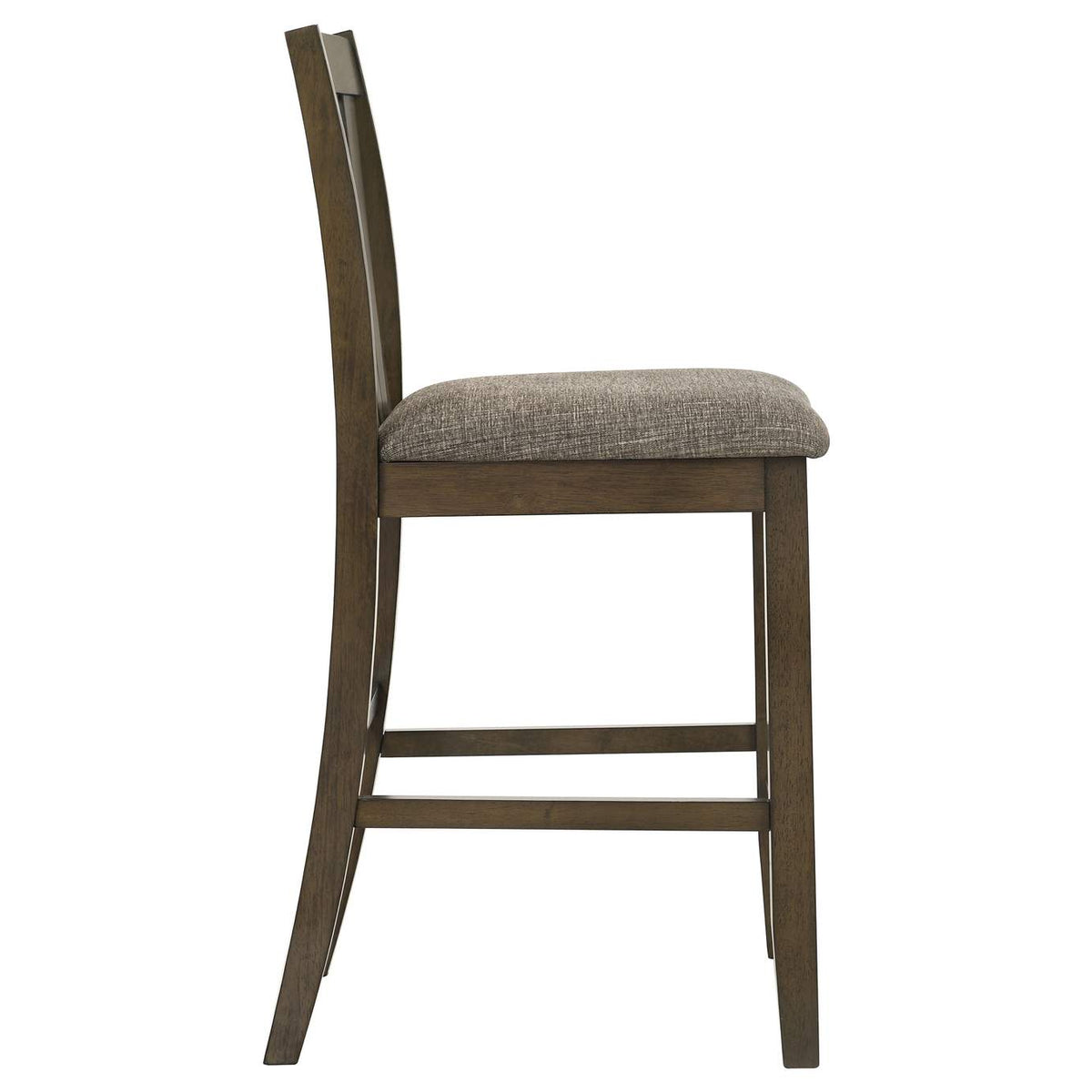 109179 Canfield Counter Height Dining Side Chair Brown (Set of 2)