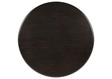 109230-S7 Twyla 7-piece Round Wood Dining Room Table Set Dark Cocoa