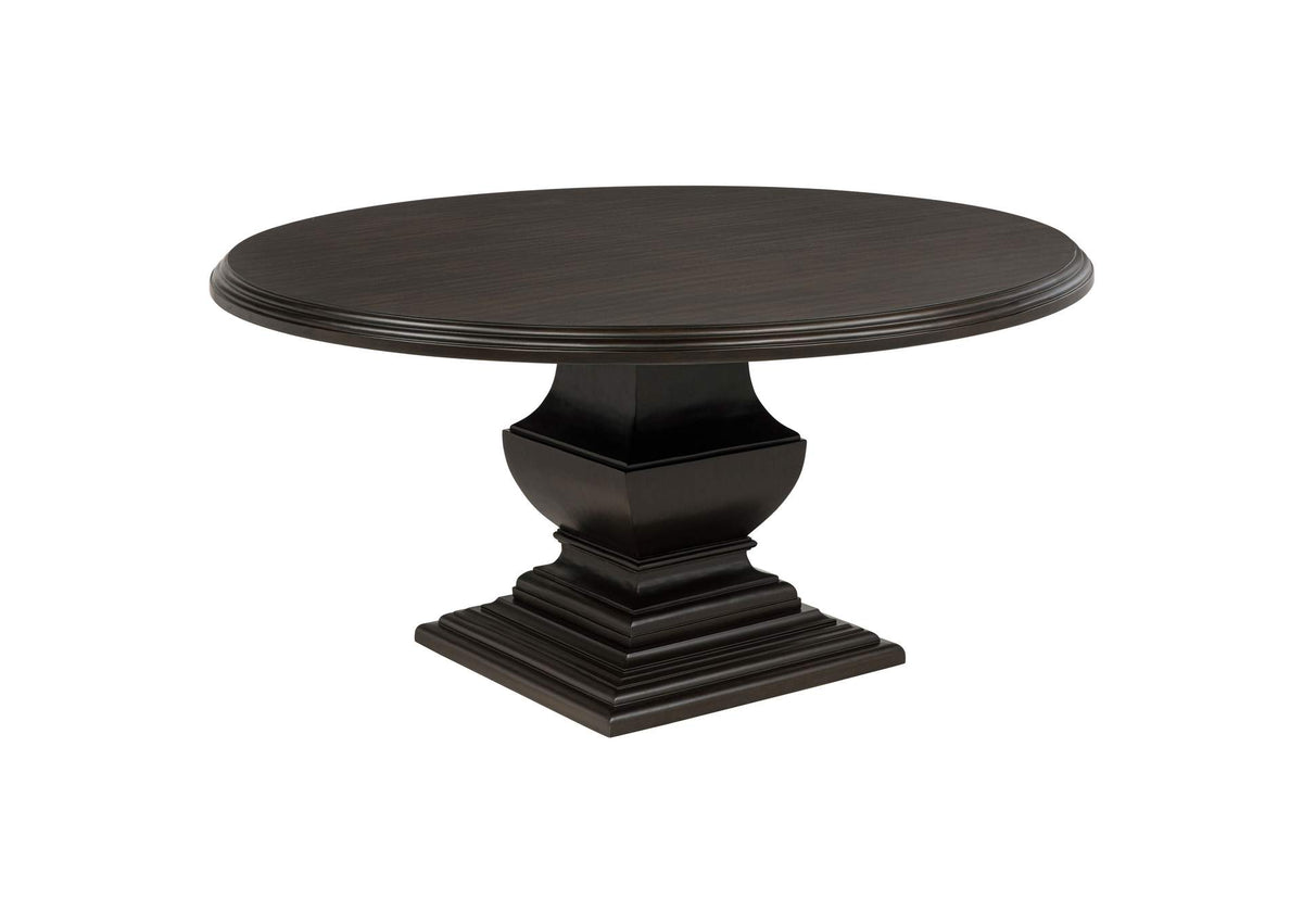 109230 Twyla 60-inch Round Wood Dining Room Table Dark Cocoa