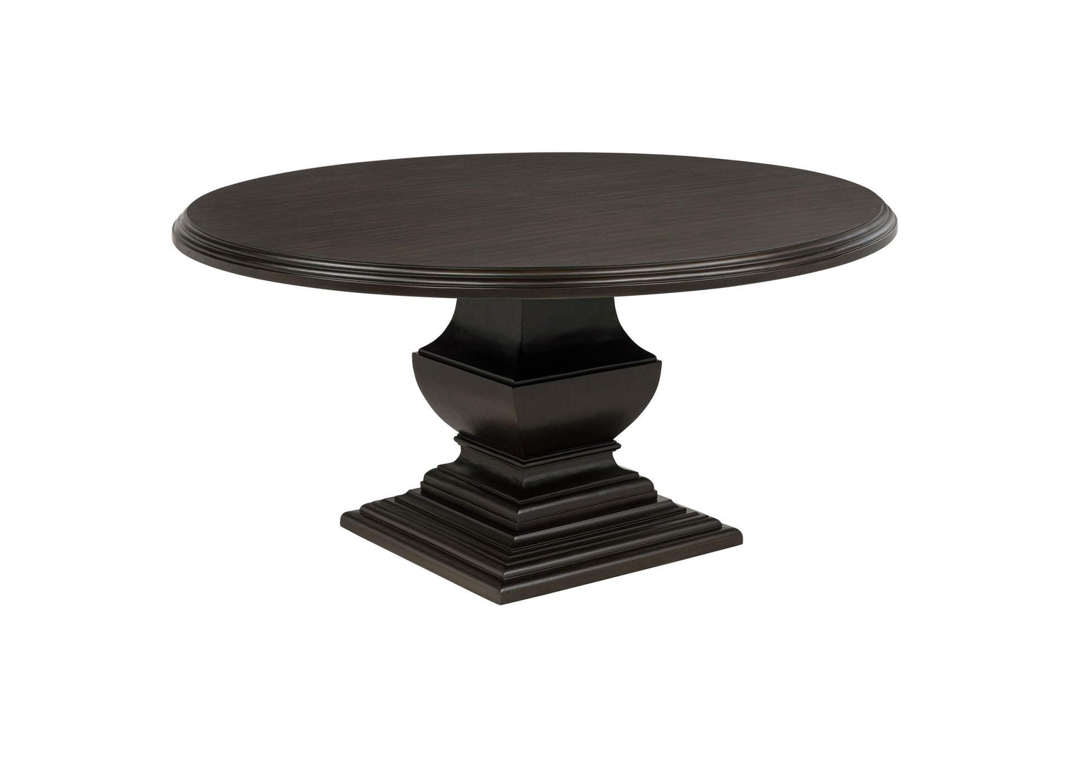 109230 Twyla 60-inch Round Wood Dining Room Table Dark Cocoa