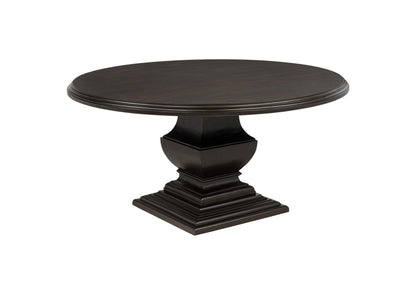 109230 Twyla 60-inch Round Wood Dining Room Table Dark Cocoa