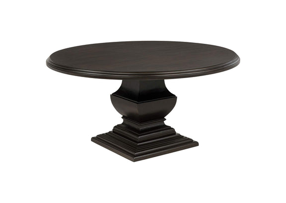 109230 Twyla 60-inch Round Wood Dining Room Table Dark Cocoa