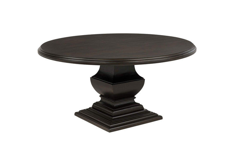 109230 Twyla 60-inch Round Wood Dining Room Table Dark Cocoa