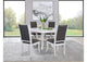 109330-S5 Judd 5-piece 54-inch Round Wood Dining Table Set Pearl White