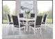 109330-S7 Judd 7-piece 54-inch Round Wood Dining Table Set Pearl White