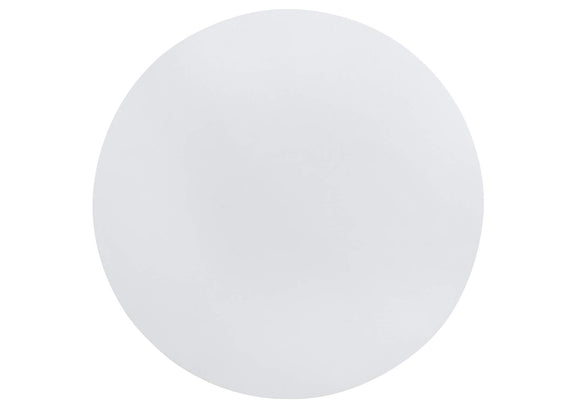 109330 Judd 54-inch Round Dining Wood Table with Shelf Pearl White