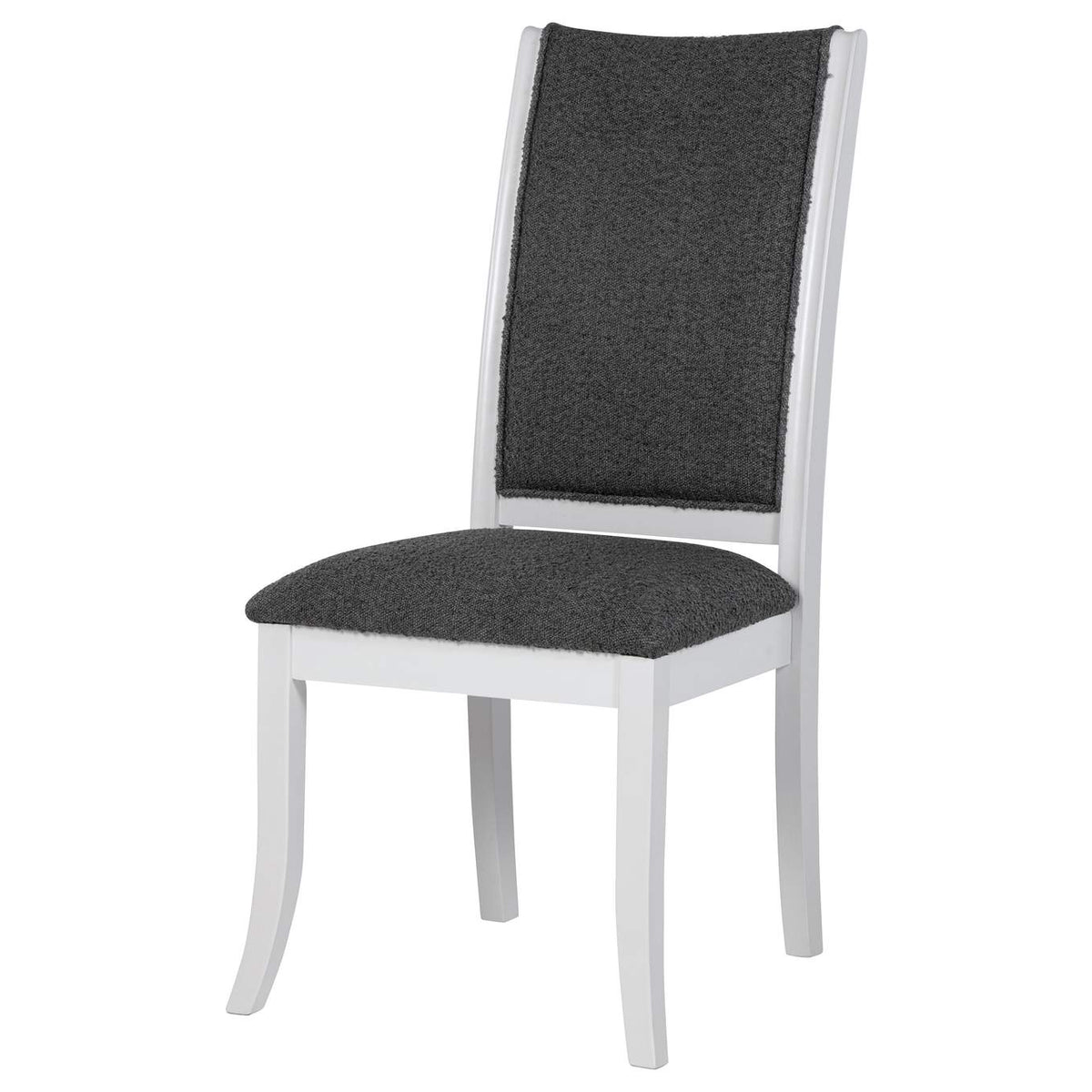 109332 Judd Upholstered Dining Side Chair Pearl White (Set of 2)