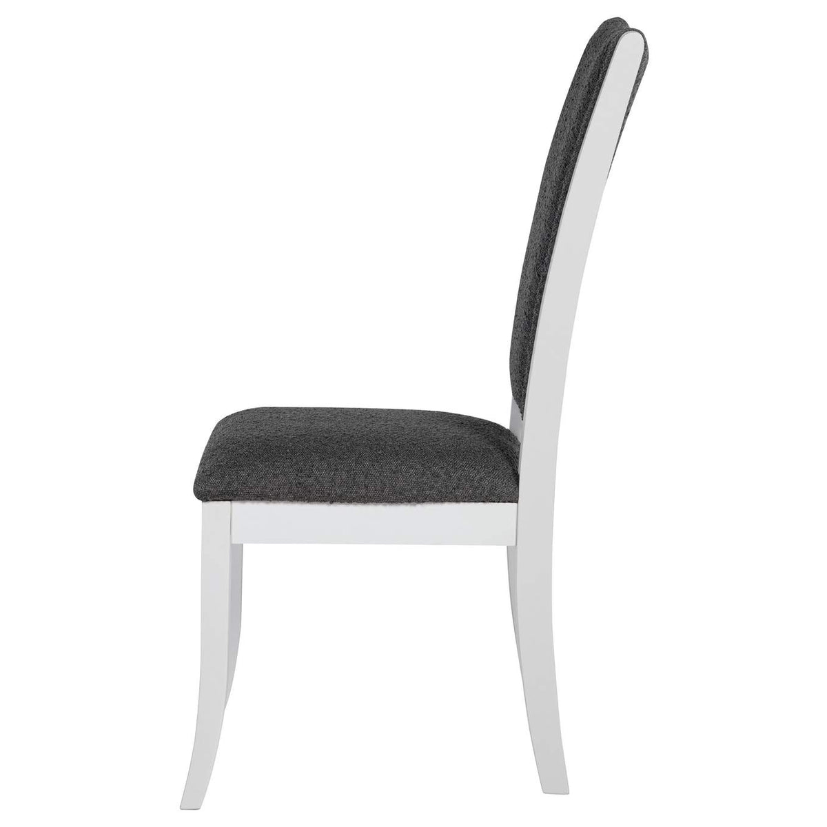 109332 Judd Upholstered Dining Side Chair Pearl White (Set of 2)