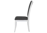 109332 Judd Upholstered Dining Side Chair Pearl White (Set of 2)