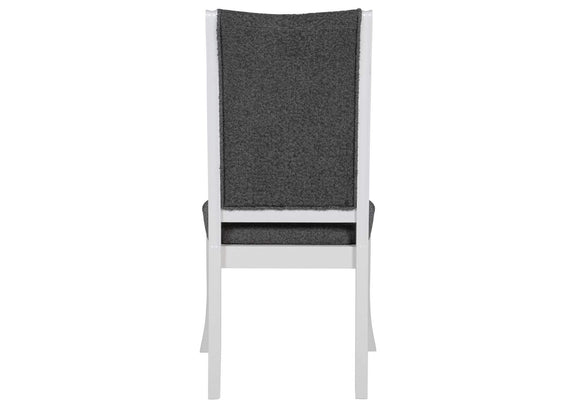 109332 Judd Upholstered Dining Side Chair Pearl White (Set of 2)