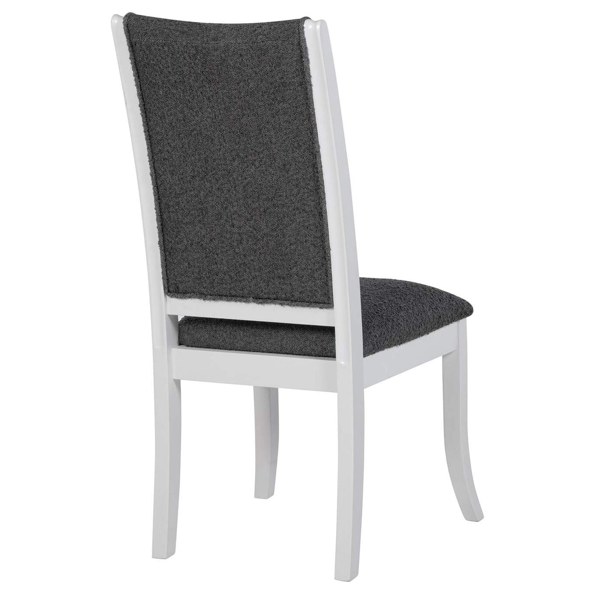 109332 Judd Upholstered Dining Side Chair Pearl White (Set of 2)