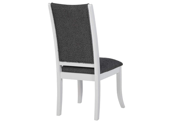 109332 Judd Upholstered Dining Side Chair Pearl White (Set of 2)