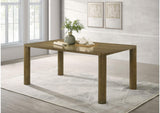 109351 Castlewood 71-inch Rectangular Wood Dining Table Brown Oak