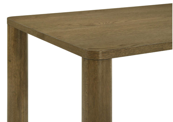 109351 Castlewood 71-inch Rectangular Wood Dining Table Brown Oak
