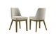 109352 Castlewood Upholstered Side Chair Light Tan (Set of 2)