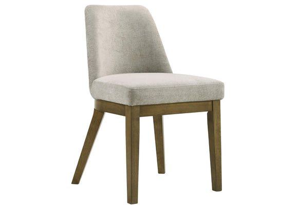 109352 Castlewood Upholstered Side Chair Light Tan (Set of 2)