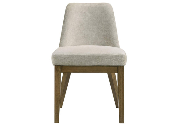 109352 Castlewood Upholstered Side Chair Light Tan (Set of 2)
