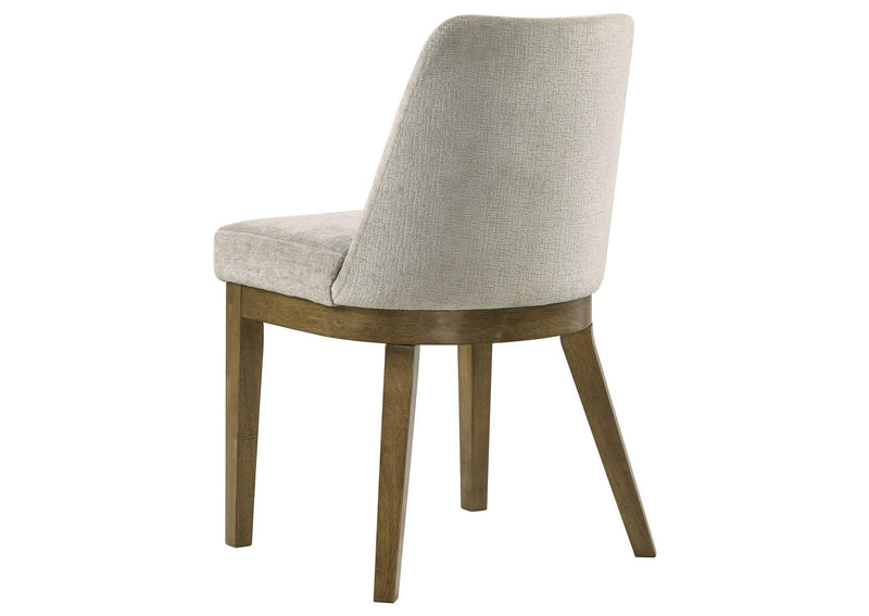 109352 Castlewood Upholstered Side Chair Light Tan (Set of 2)