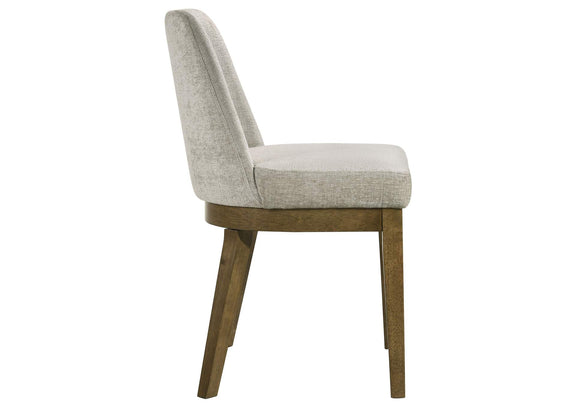 109352 Castlewood Upholstered Side Chair Light Tan (Set of 2)
