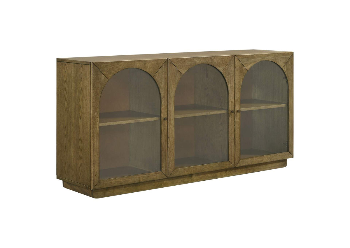 109355 Castlewood 71-inch Dining Sideboard Buffet Server Brown Oak