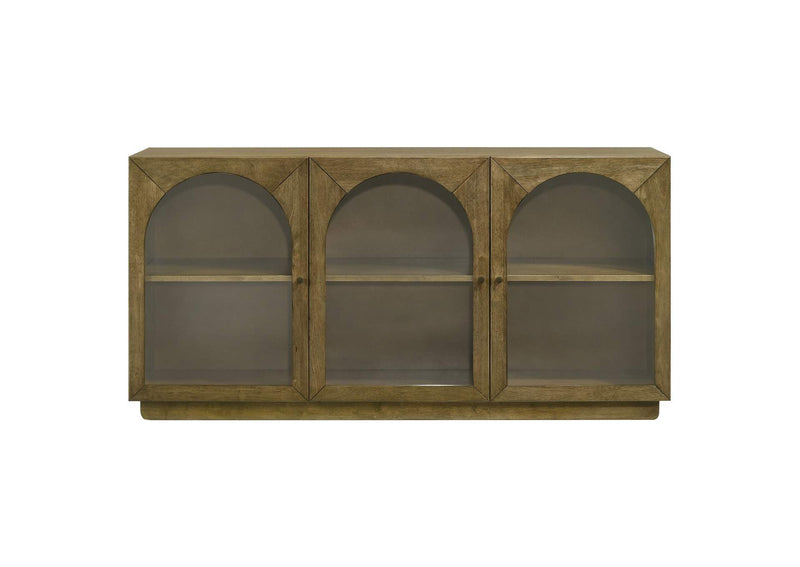109355 Castlewood 71-inch Dining Sideboard Buffet Server Brown Oak
