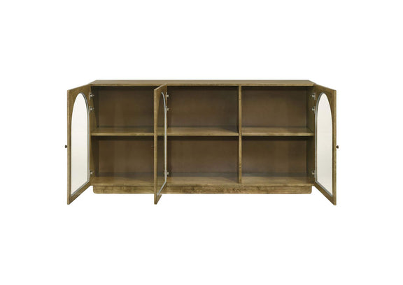 109355 Castlewood 71-inch Dining Sideboard Buffet Server Brown Oak