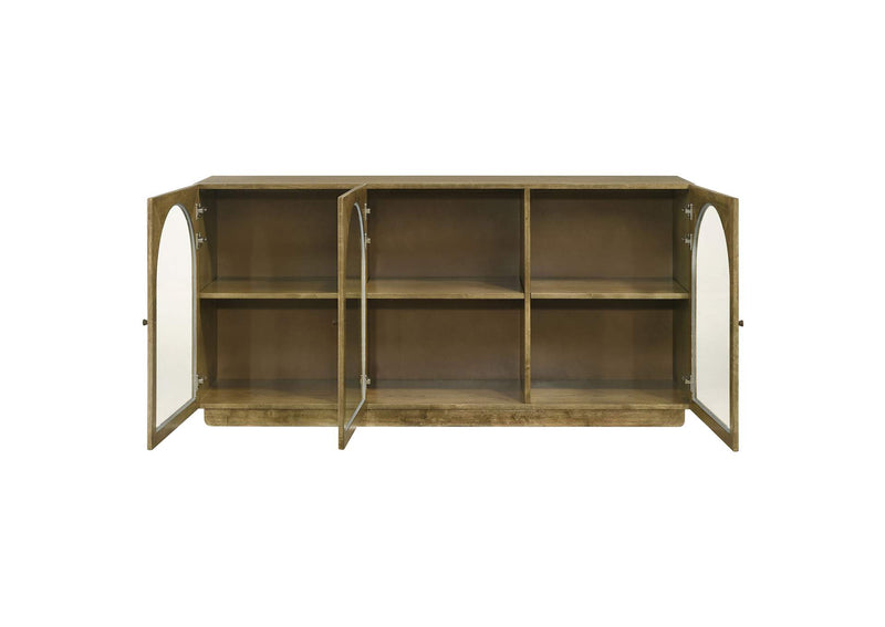 109355 Castlewood 71-inch Dining Sideboard Buffet Server Brown Oak