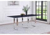 109361 Desden 79-inch Rectangular Sintered Stone Dining Table Grey