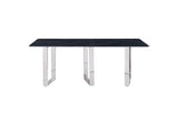 109361 Desden 79-inch Rectangular Sintered Stone Dining Table Grey