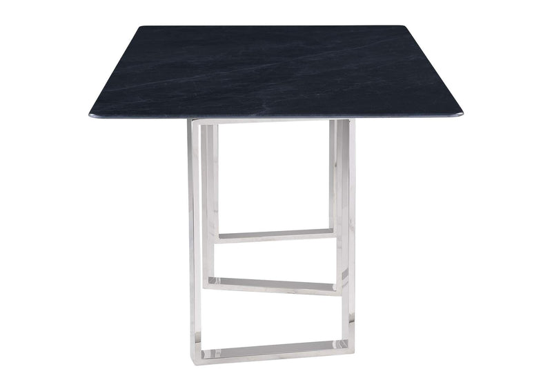 109361 Desden 79-inch Rectangular Sintered Stone Dining Table Grey
