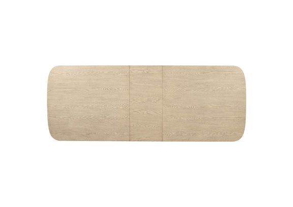 109381 Kailani 110-inch Rectangular Wood Dining Table Beige Oak