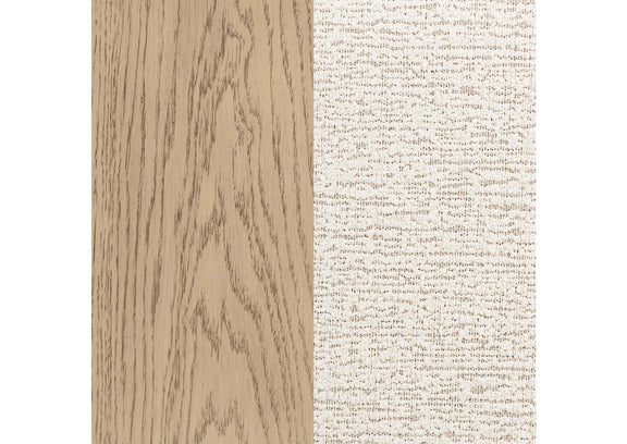 109382 Kailani Rattan Cane Dining Side Chair Beige Oak (Set of 2)