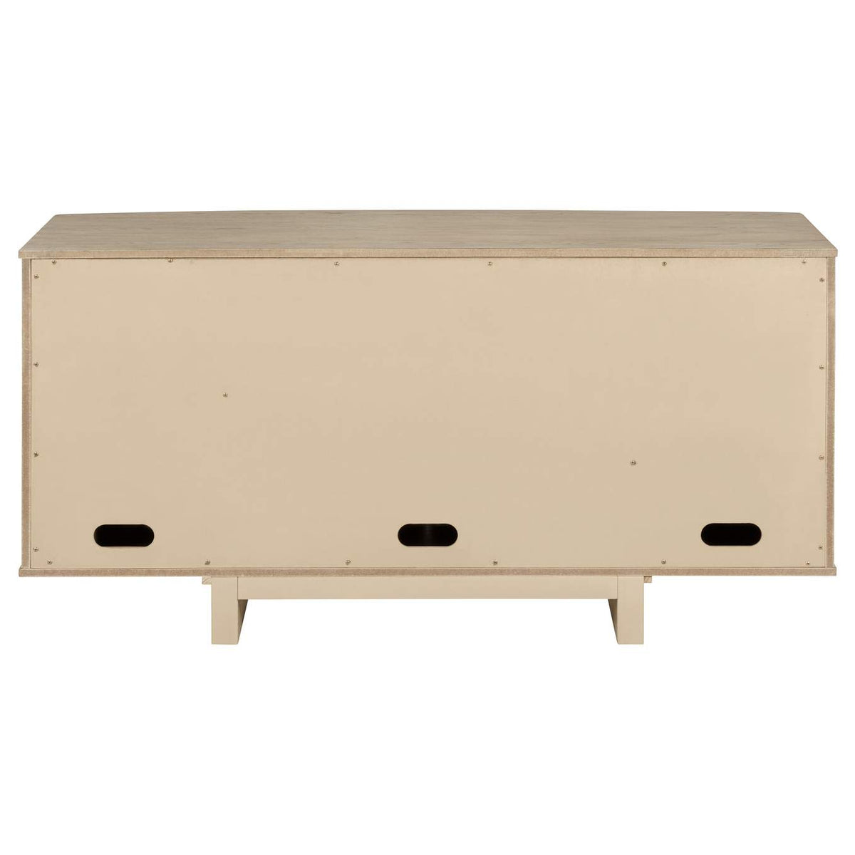 109385 Kailani 4-door Cane Sideboard Buffet Cabinet Beige Oak