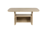 109388-S7 Kailani 7-piece Wood Counter Height Dining Set Beige Oak