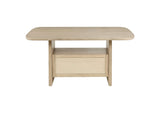 109388-S7 Kailani 7-piece Wood Counter Height Dining Set Beige Oak