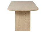 109388 Kailani Cane Counter Height Storage Dining Table Beige Oak
